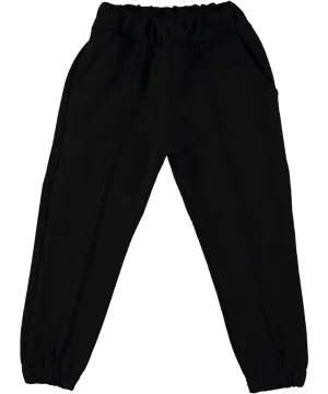 Basic Girl Sweat Pants Black