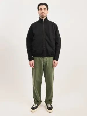 Black Bjorn Relaxed Organic Loopback Track Jacket