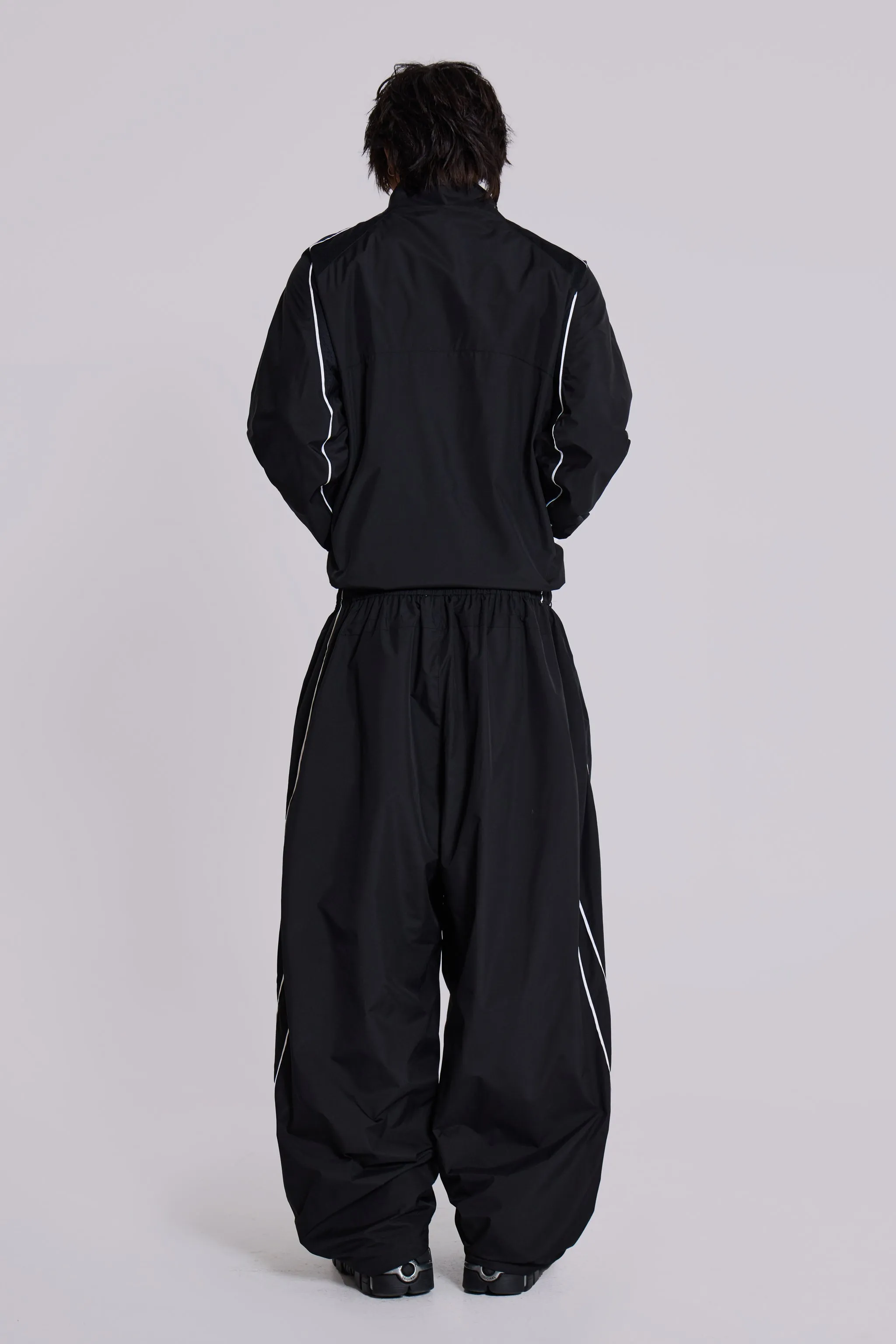 Black Vapor Tracksuit Top