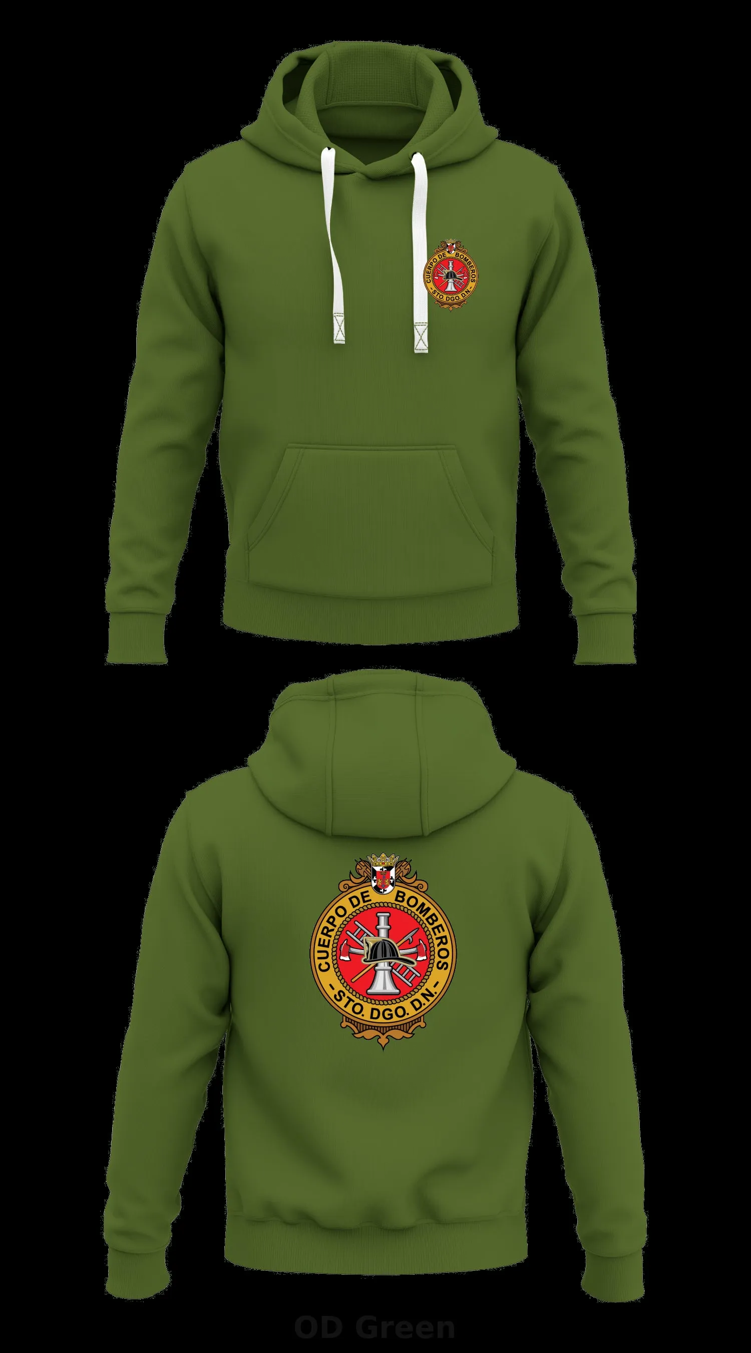 Bomberos DN Store 1  Core Men's Hooded Performance Sweatshirt - 76918059445