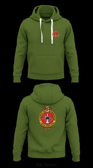 Bomberos DN Store 1  Core Men's Hooded Performance Sweatshirt - 76918059445