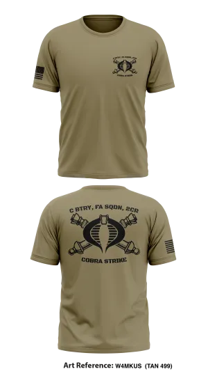C BTRY, FA SQDN, 2CR Store 1 Core Men's SS Performance Tee - w4MkUS