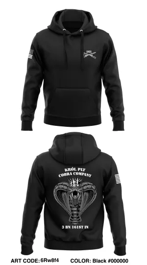 C Co, 3 BN, 161st INF Store 1  Core Men's Hooded Performance Sweatshirt - 6Rw8f4