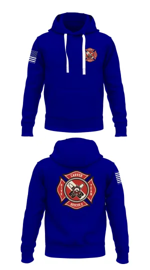 Carver Fire Dive Team Store 1   Core Men's Hooded Performance Sweatshirt - 78639878611