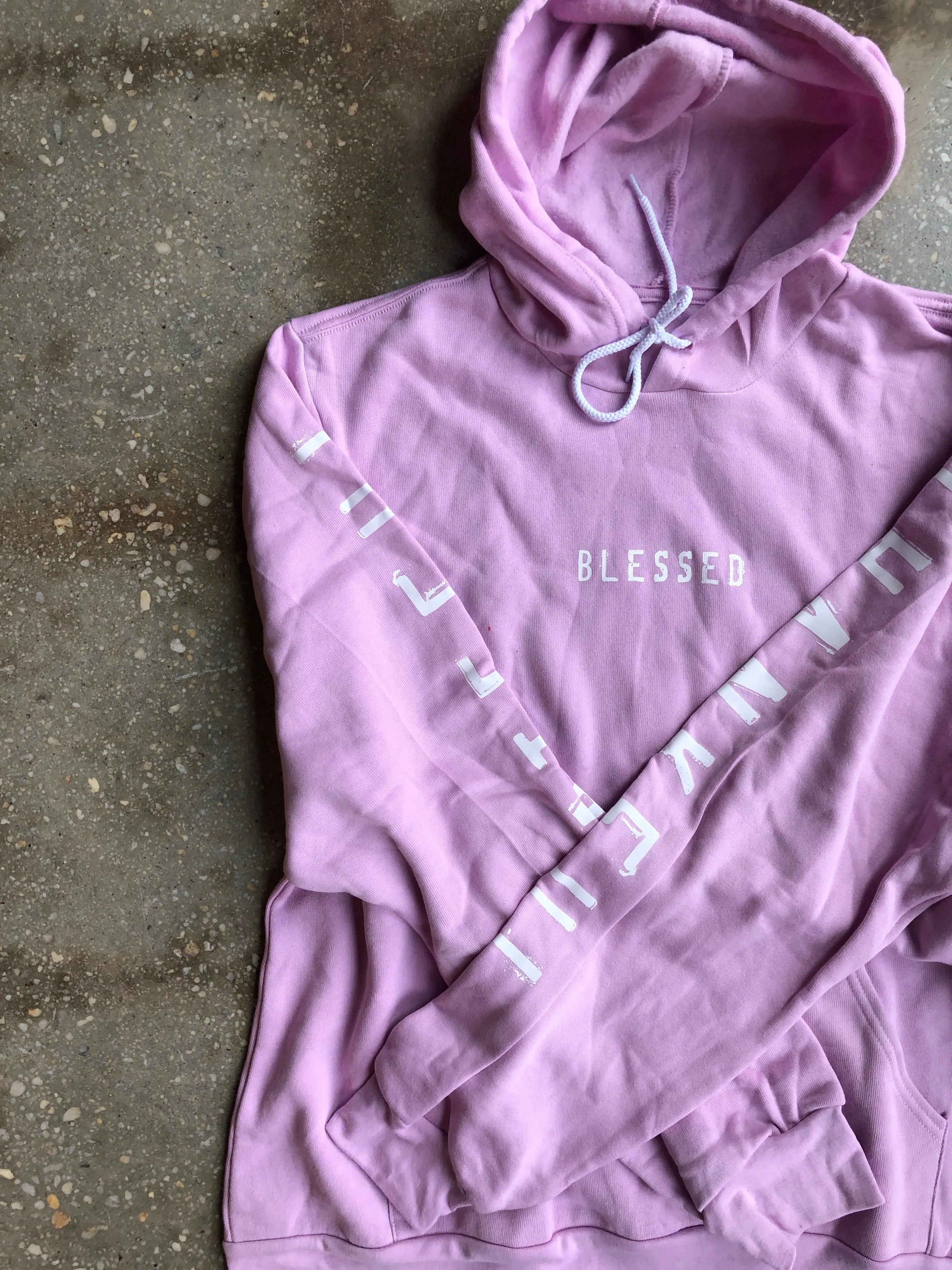 (CLEARANCE) Grateful, Thankful, Blessed Adult Hoodie