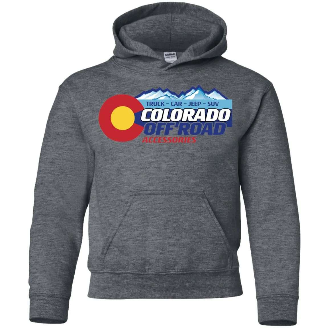 Colorado Off Road G185B Gildan Youth Pullover Hoodie