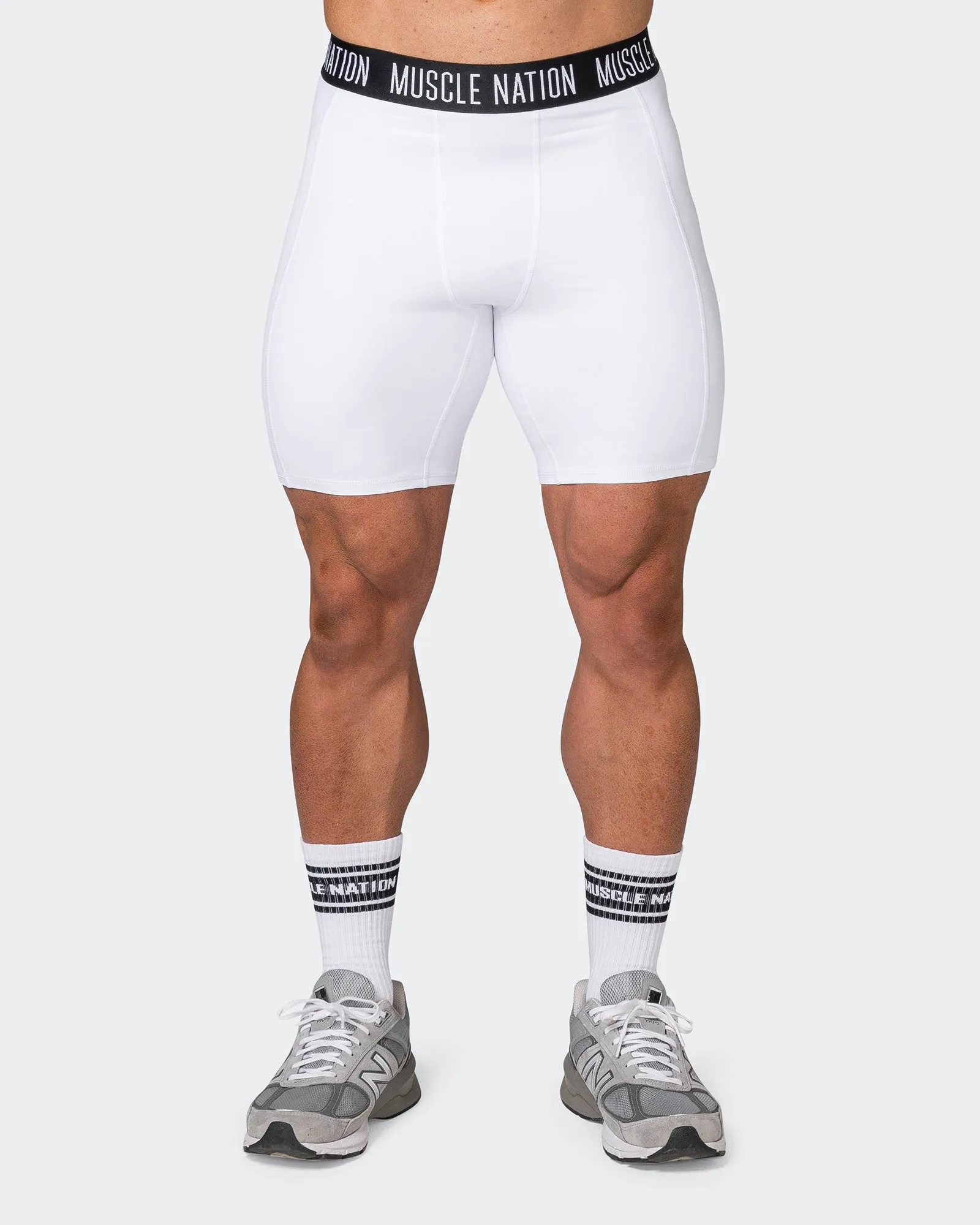 Core 8" Training Shorts - White