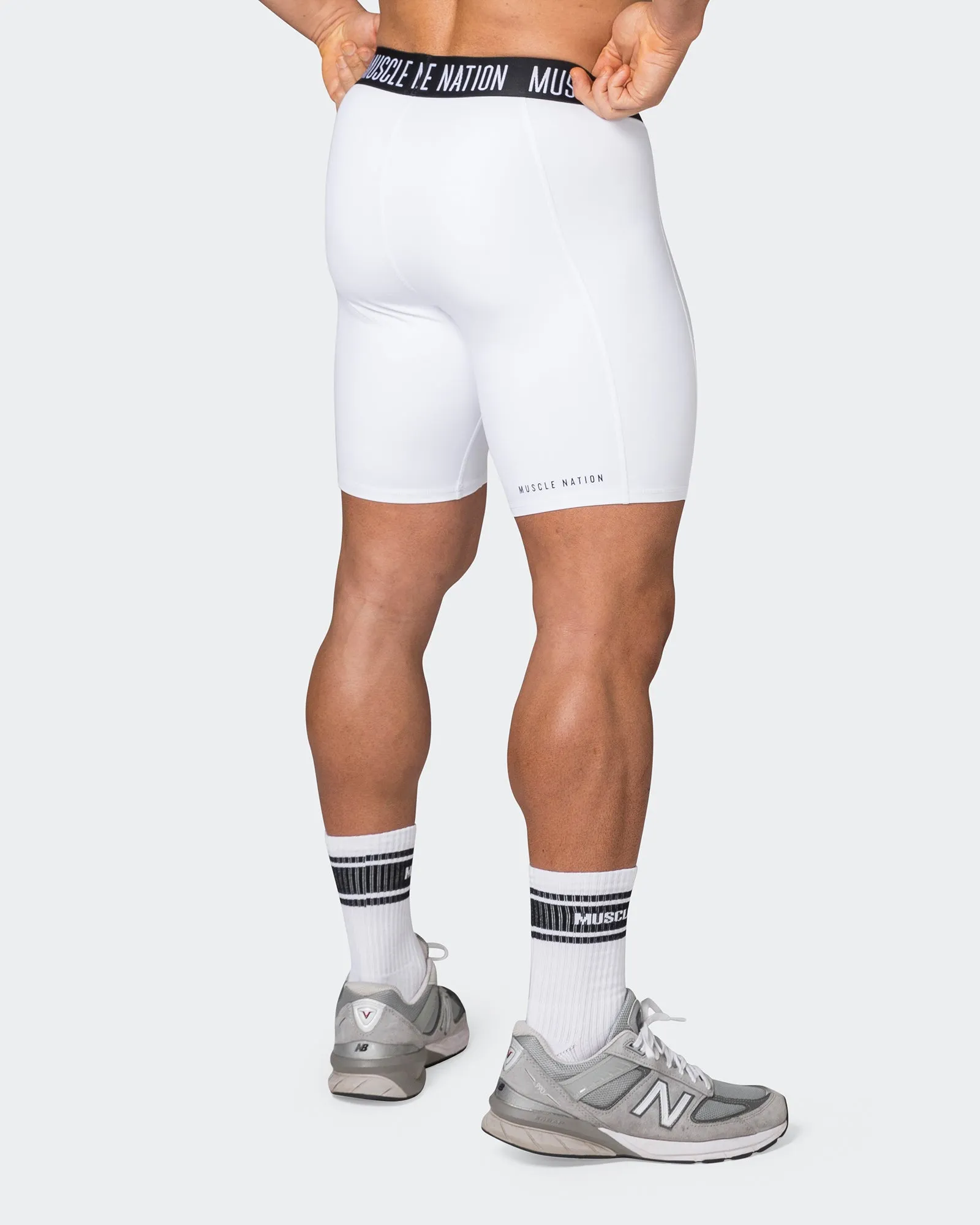 Core 8" Training Shorts - White