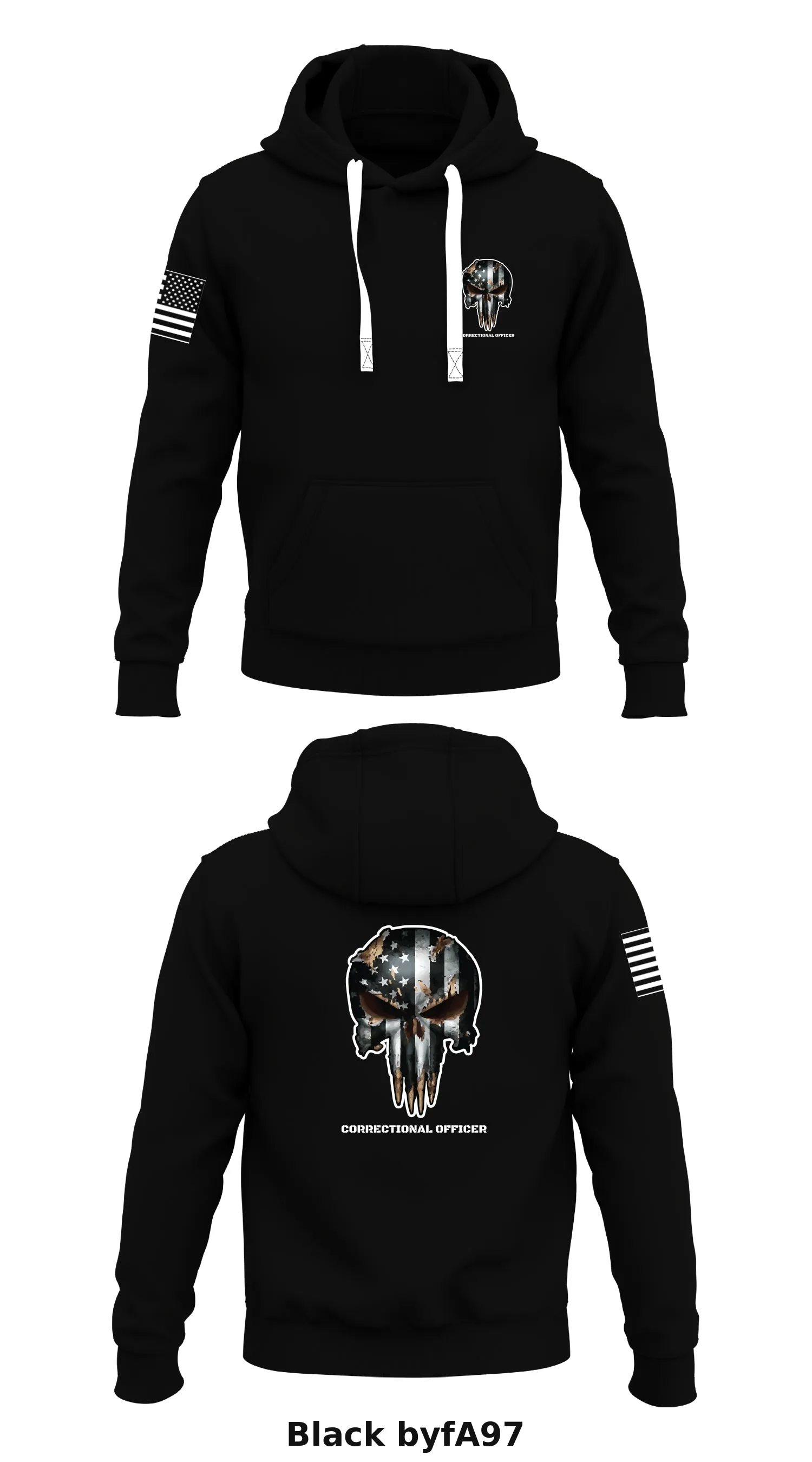 Correctional Officer Store 1  Core Men's Hooded Performance Sweatshirt - byfA97