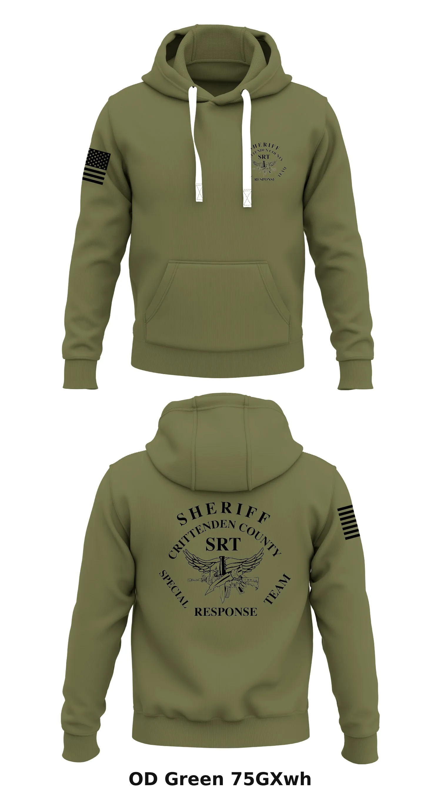 Crittenden County SRT Store 1  Core Men's Hooded Performance Sweatshirt - 75GXwh