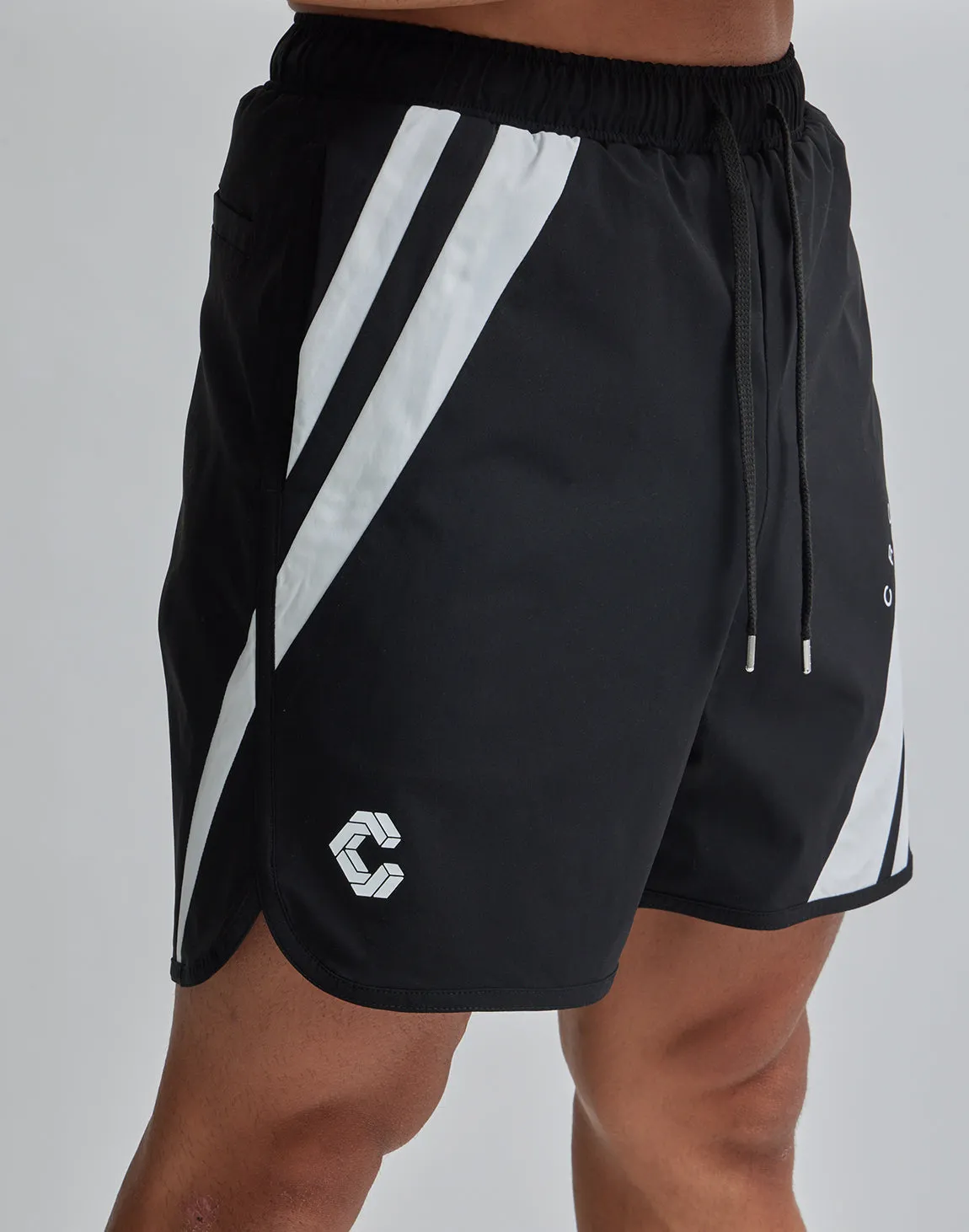 CRONOS 2LINE TRAINING SHORTS【BLACK】