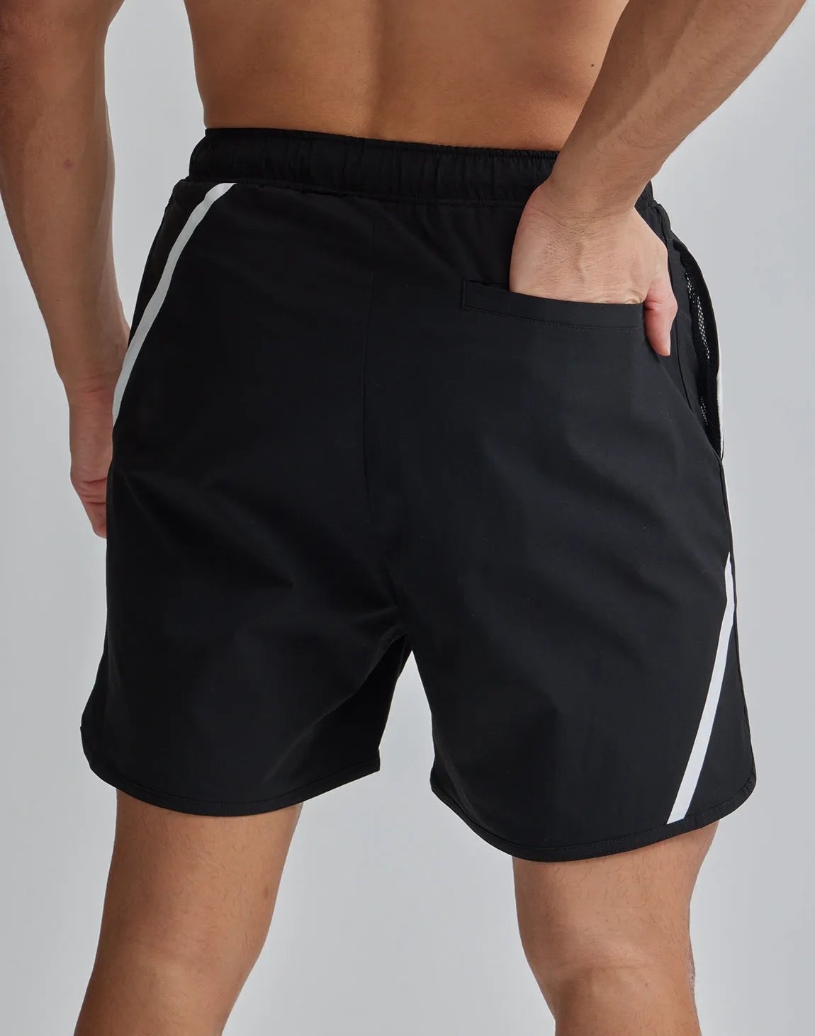CRONOS 2LINE TRAINING SHORTS【BLACK】