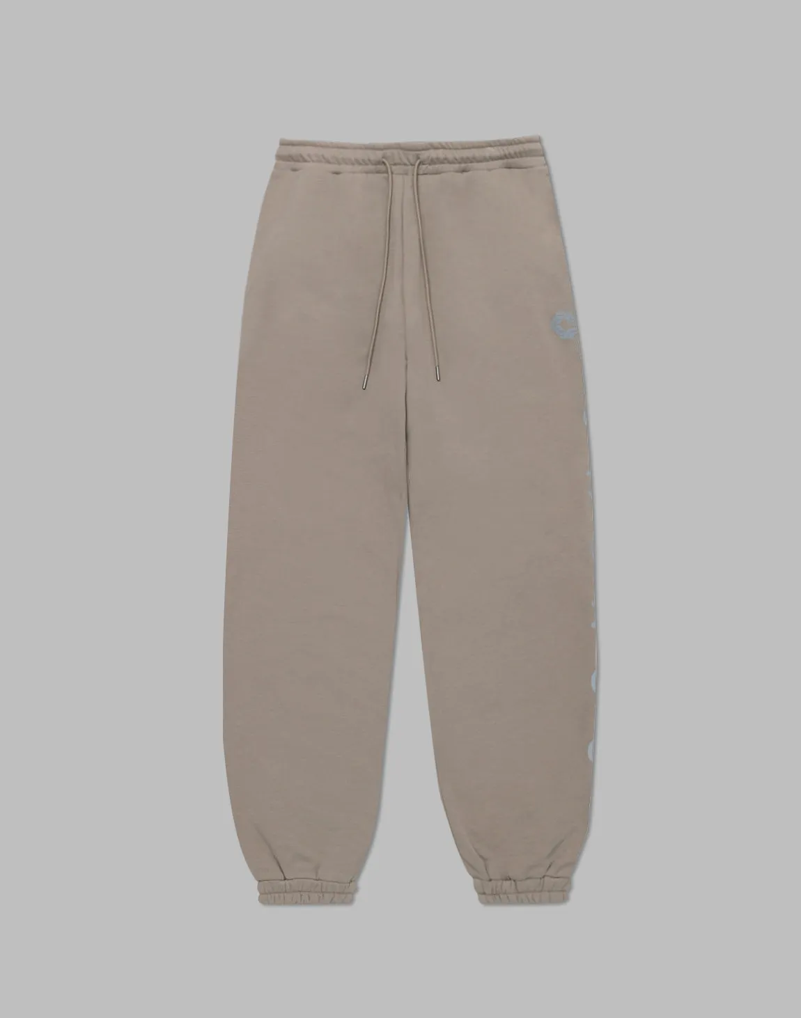 CRONOS Reflector Print Sweat Long Pants【TAUPE】