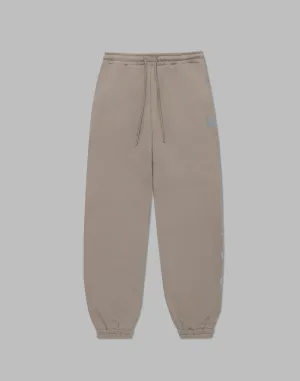 CRONOS Reflector Print Sweat Long Pants【TAUPE】