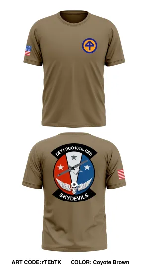 Det 1, D Co. 104th BEB Store 1 Core Men's SS Performance Tee - rTEbTK