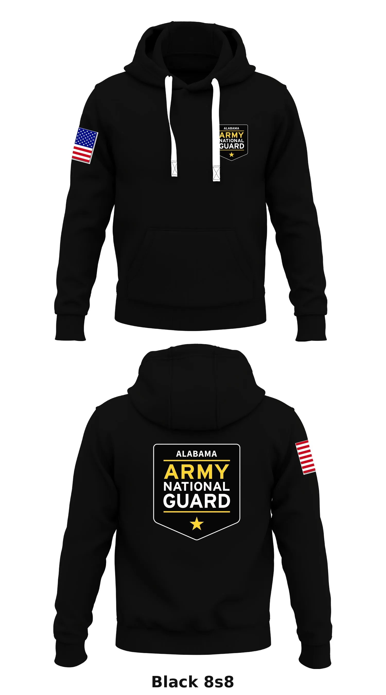 DET 8 - 22nd RRBN Store 1  Core Men's Hooded Performance Sweatshirt - 8s8