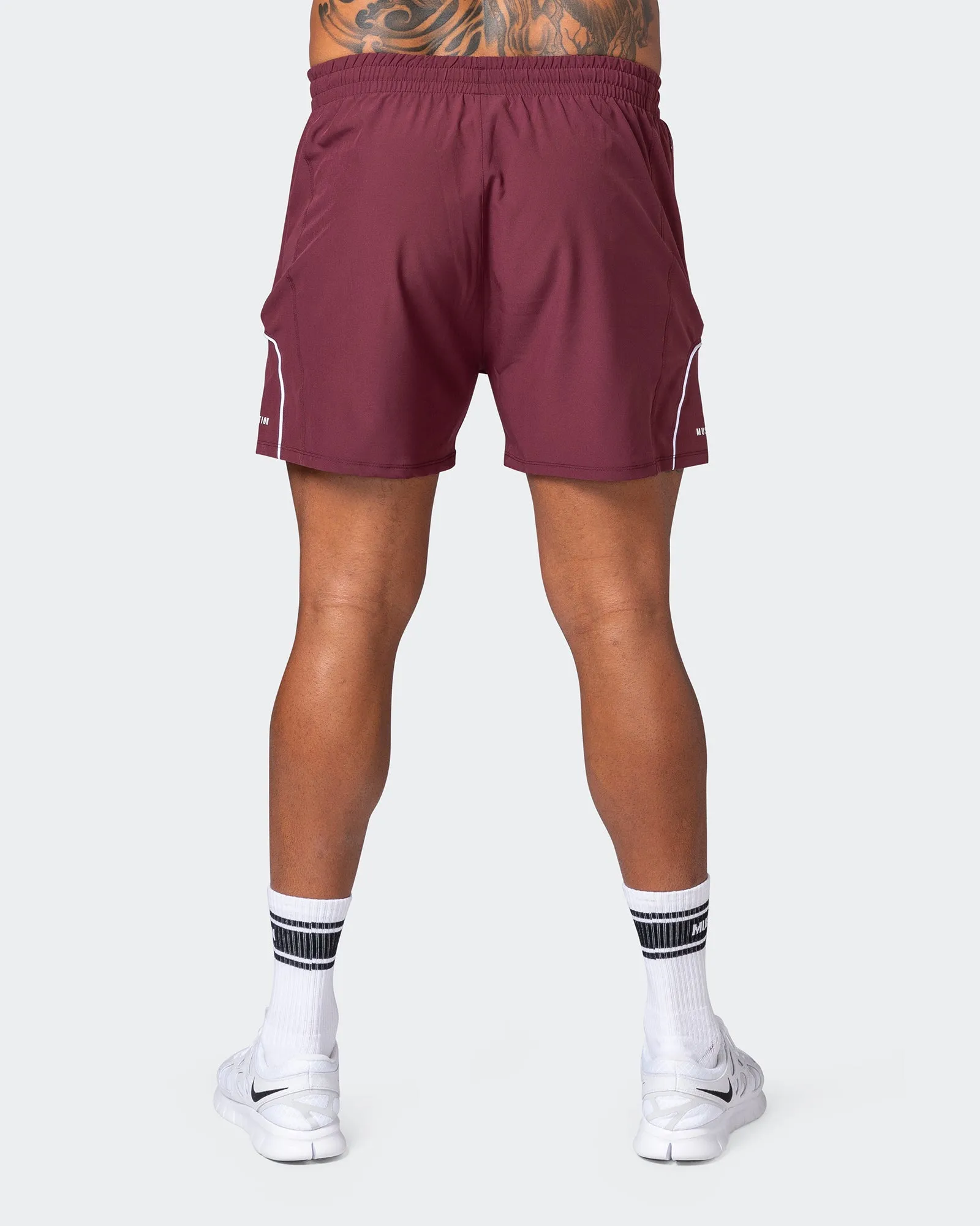 Deuce Training Shorts - Wine