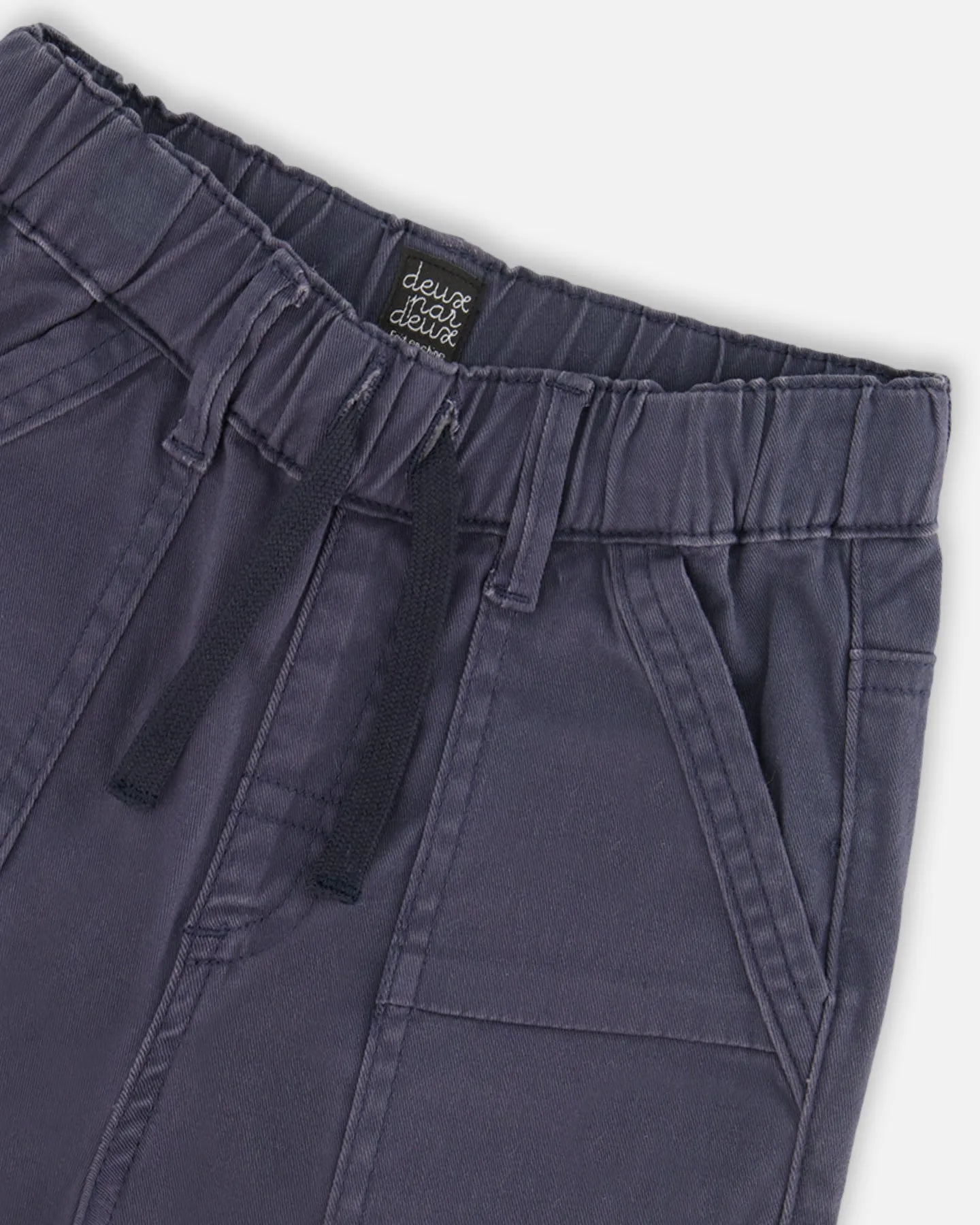 Deux Par Deux Stretch Twill Jogger Grey