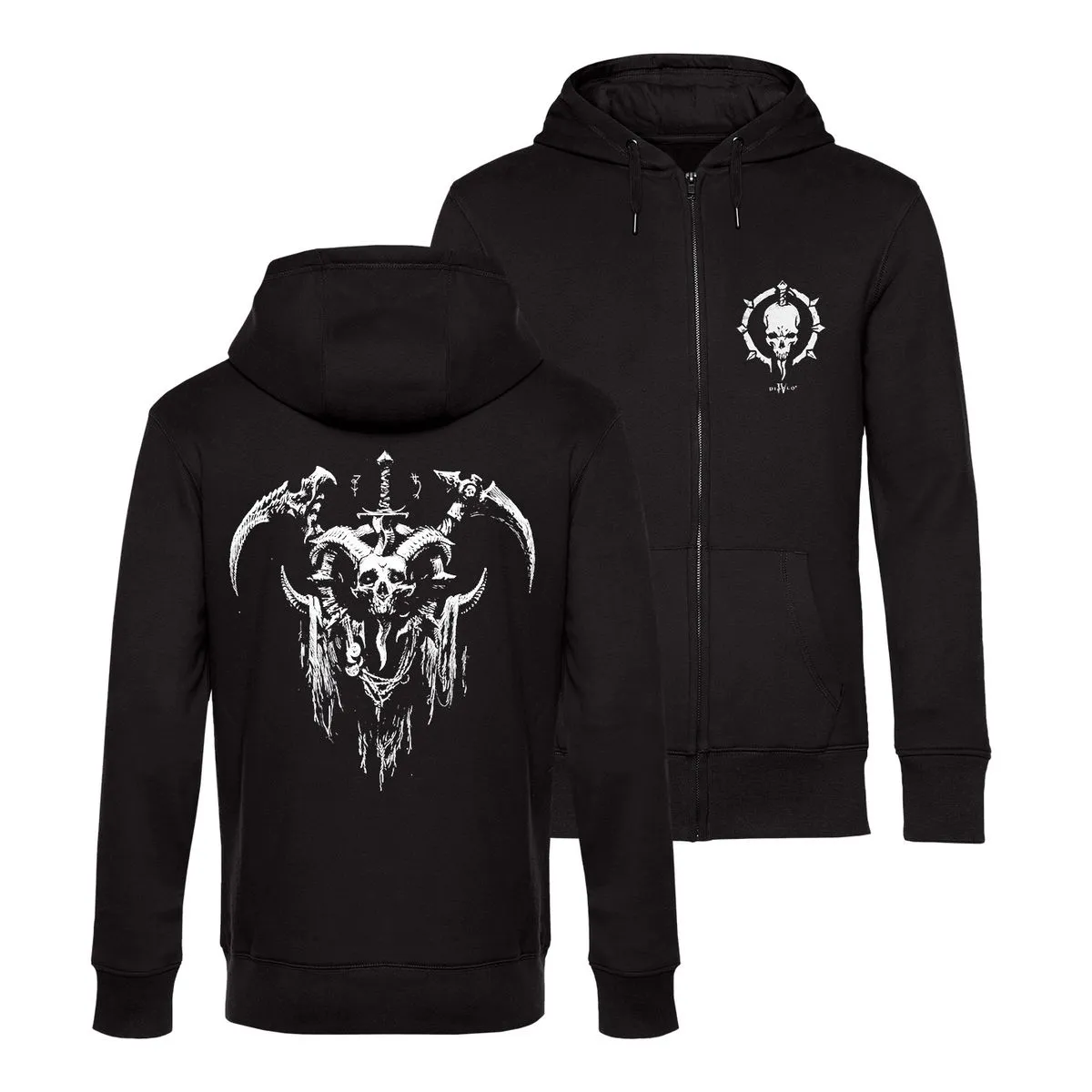 Diablo - Necromancer Sigil - Zip-Hoodie