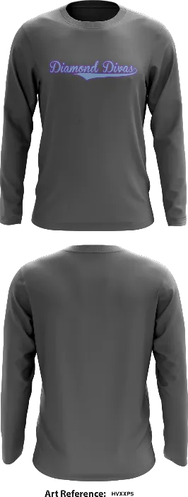 Diamond Divas Store 2 Core Men's LS Performance Tee - HvXxp5