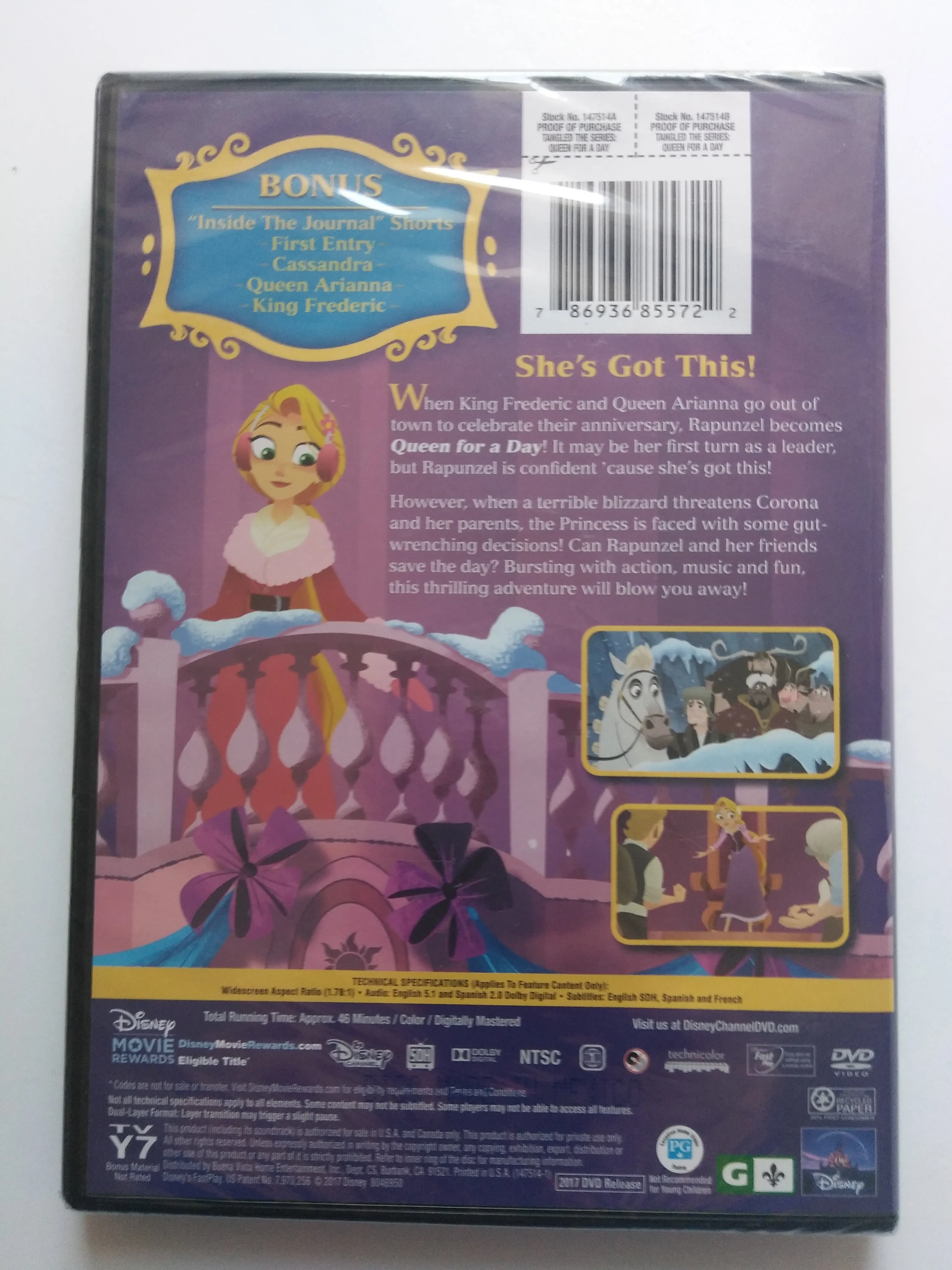 Disney Tangled The Series Queen For A Day DVD