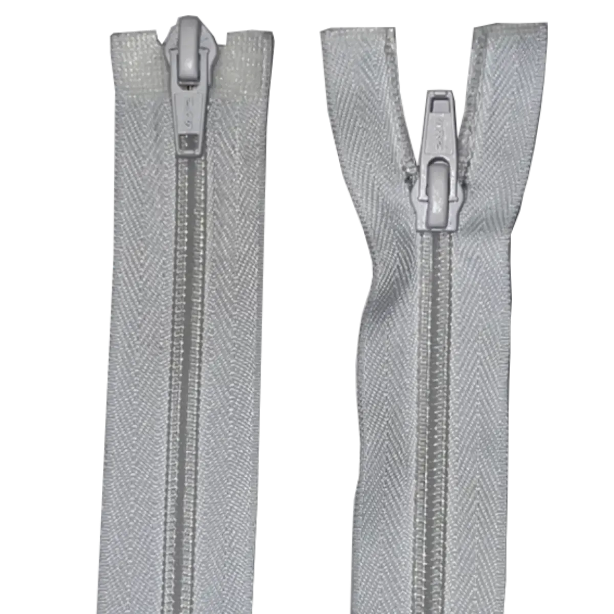 Double Slider Nylon/Plastic 2 Way Zip - With Metal Sliders 16" (40cm)