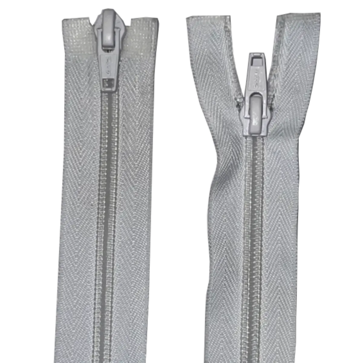 Double Slider Nylon/Plastic 2 Way Zip - With Metal Sliders 20" (51cm)