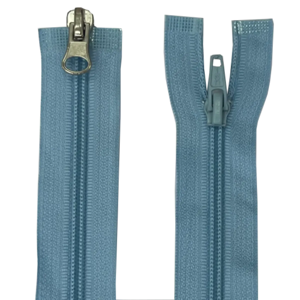 Double Slider Nylon/Plastic 2 Way Zip - With Metal Sliders 20" (51cm)