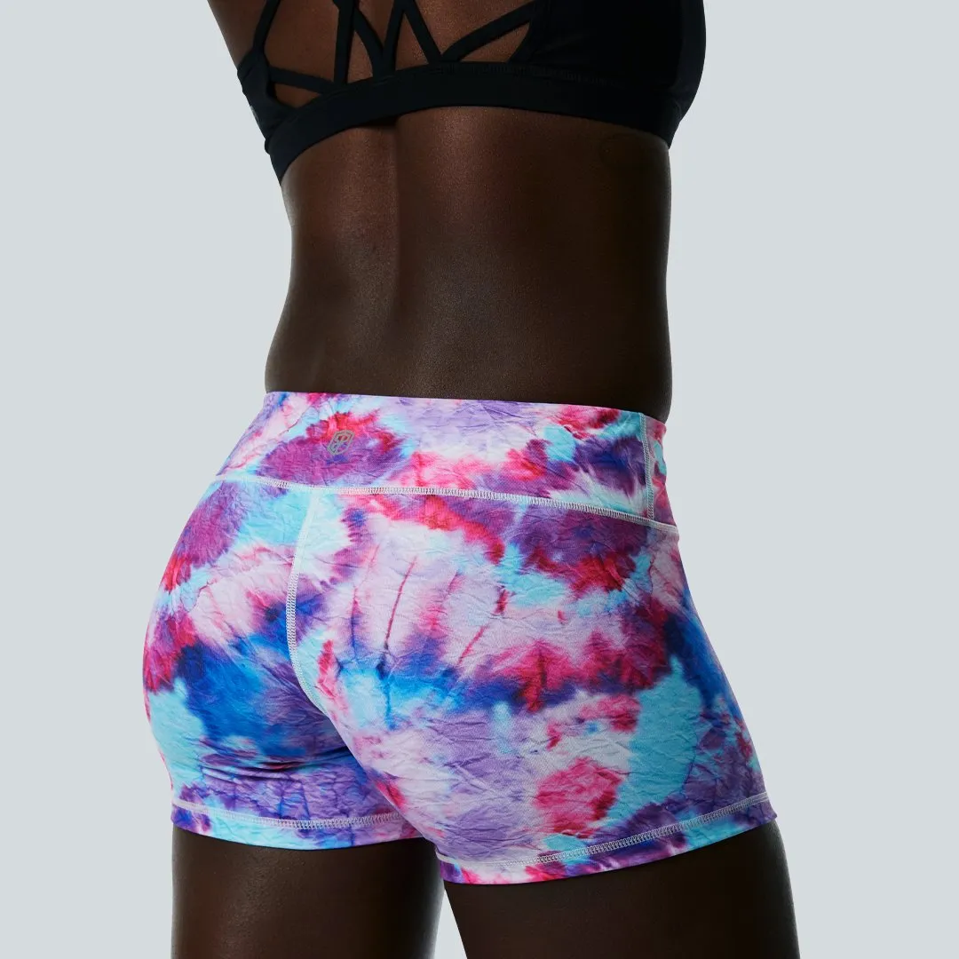 Double Take Booty Short (Vibrant Art)