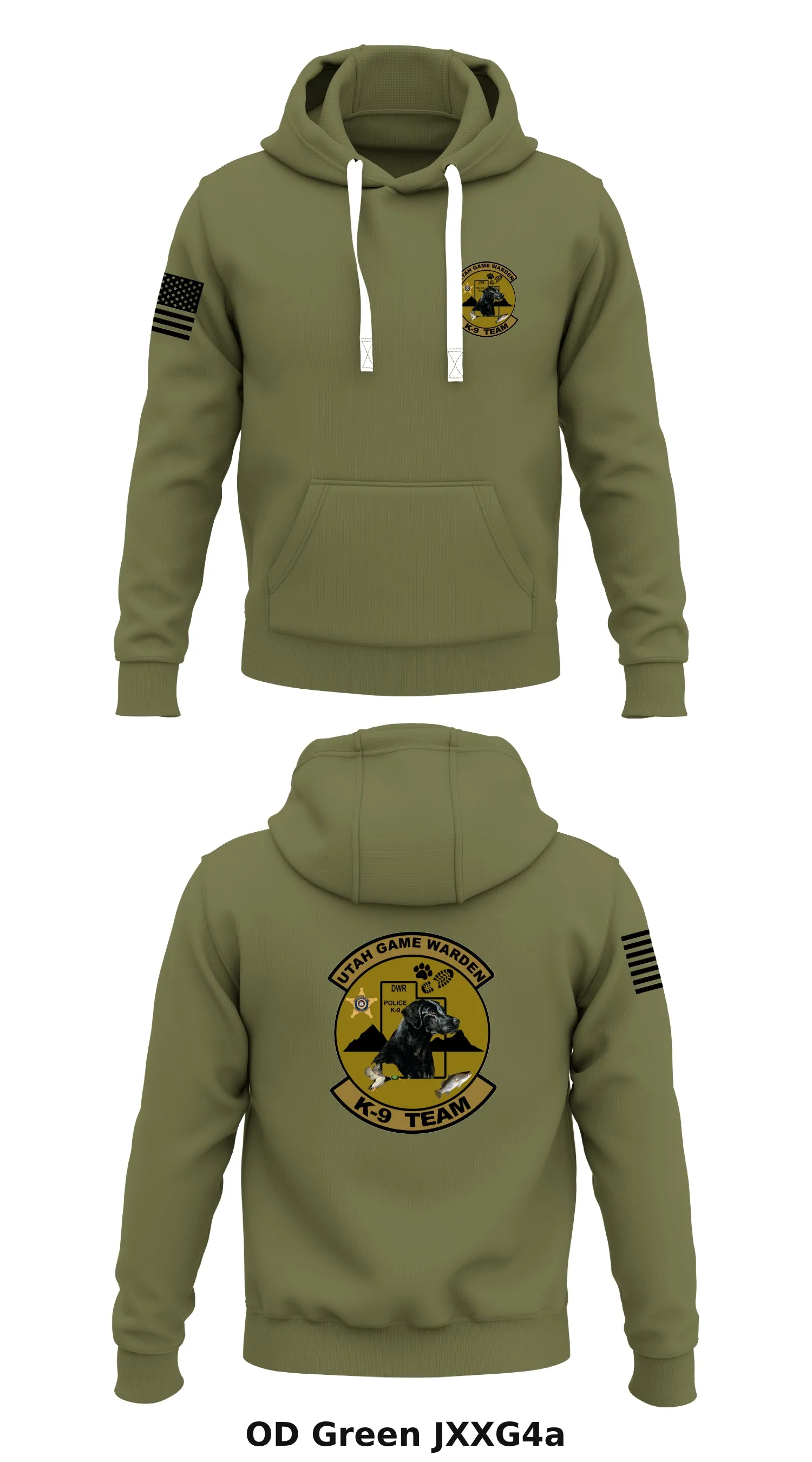 DWR K-9 Unit Store 1  Core Men's Hooded Performance Sweatshirt - JXXG4a