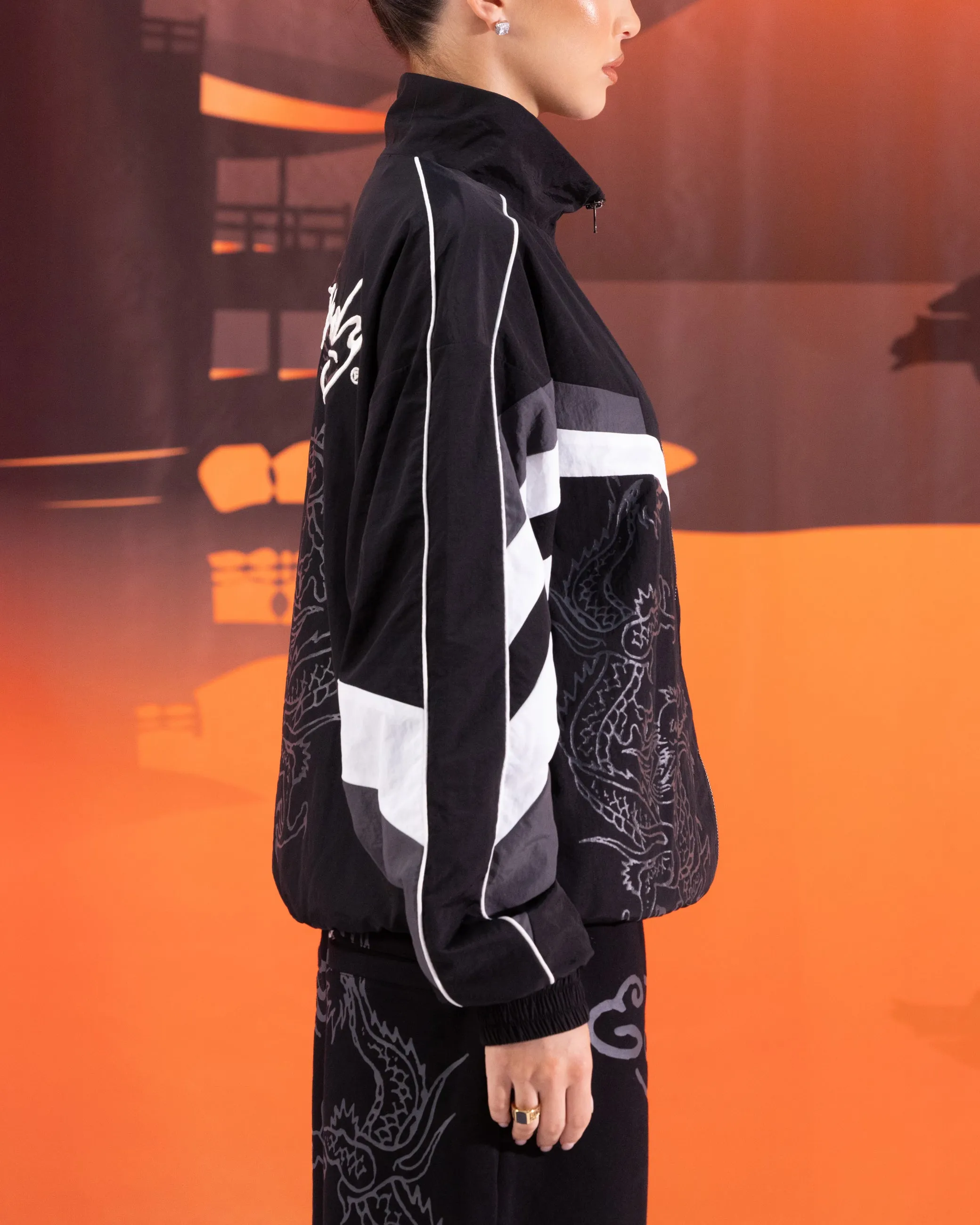 Ed Hardy Dragon Track Jacket Black