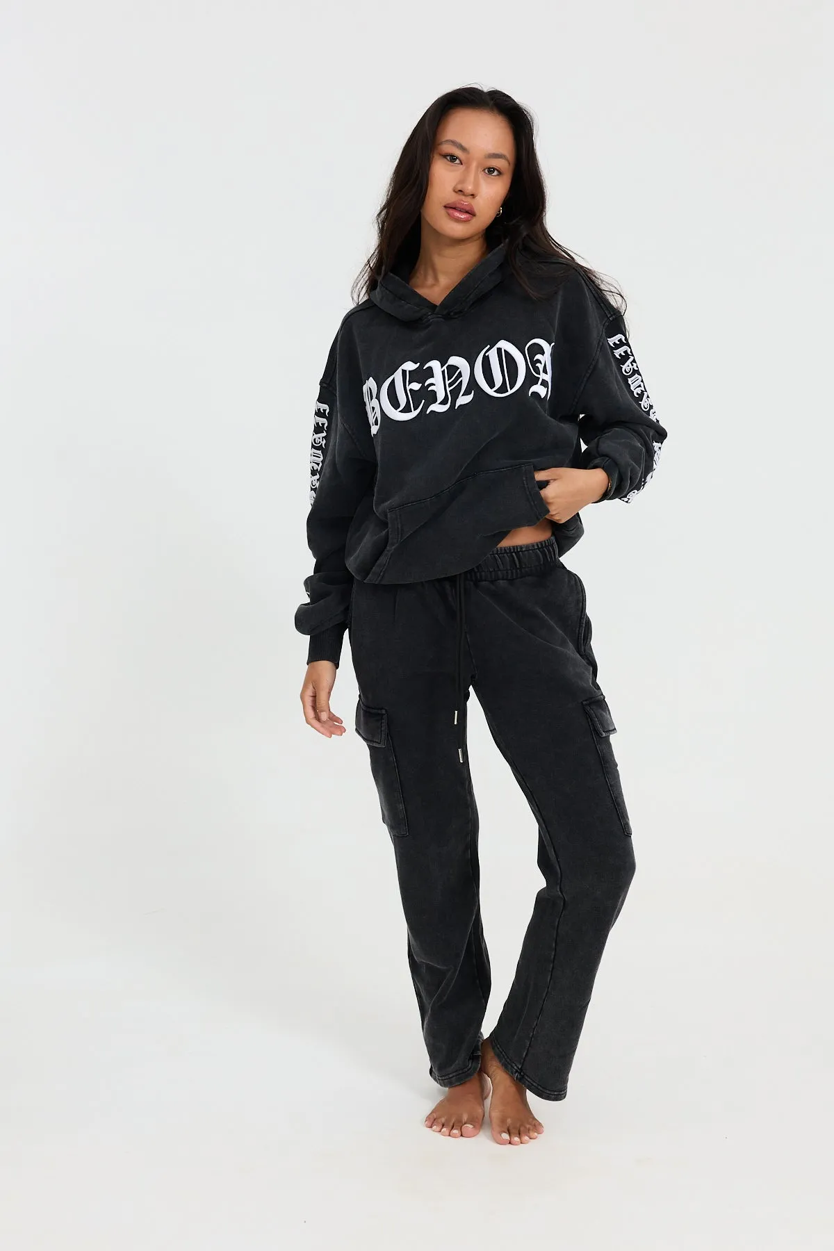 Embroidered Sweat Pants