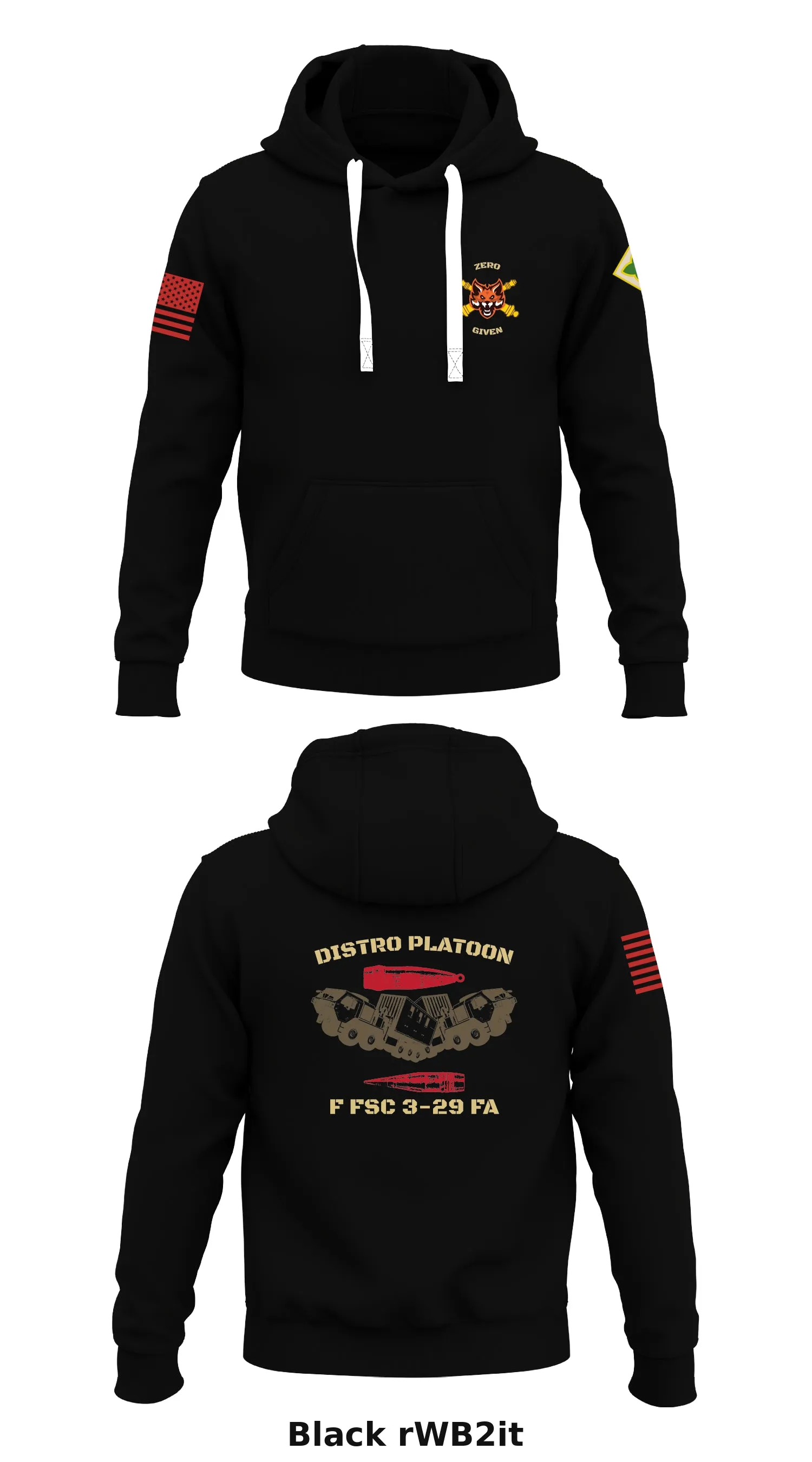 F Sfc 3-29, 4th ID  Store 1  Core Men's Hooded Performance Sweatshirt - rWB2it