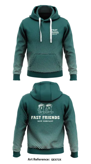Fast Friends Beer Co  Store 1  Core Men's Hooded Performance Sweatshirt - qeX72x