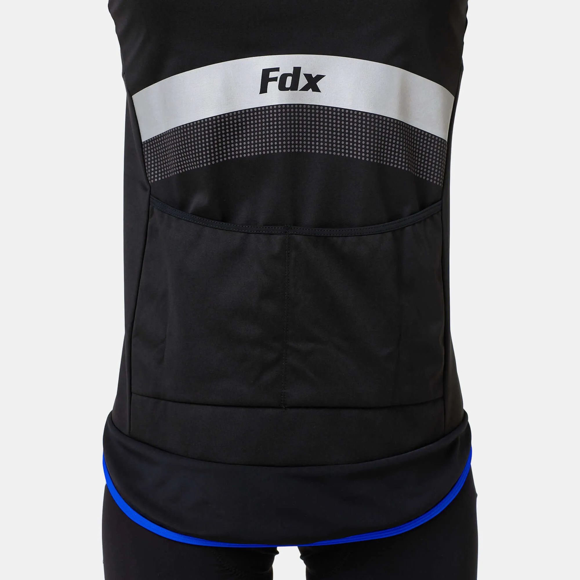 Fdx Arch Softshell Men's & Boy's Blue Windproof & Water Resistant Cycling Jacket