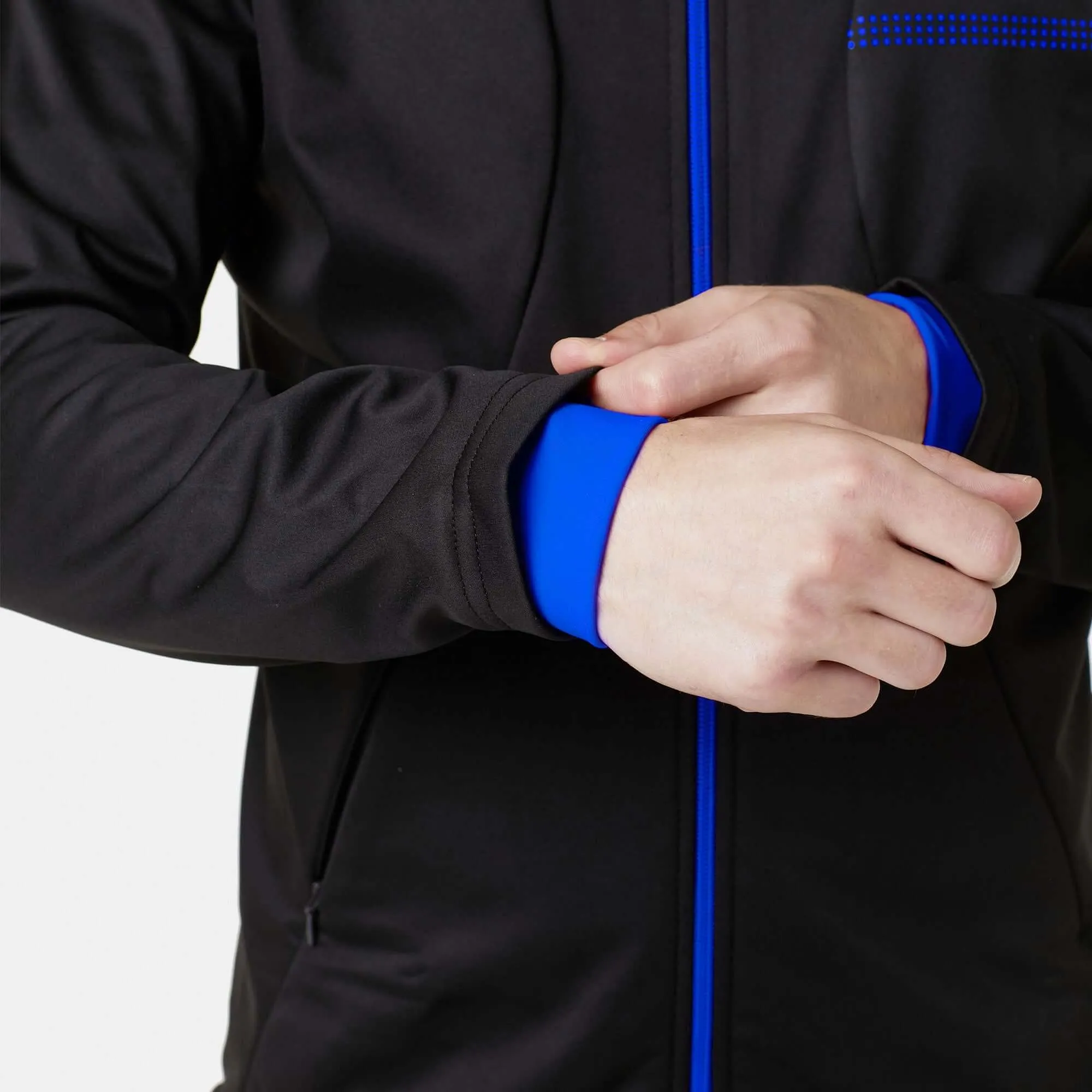 Fdx Arch Softshell Men's & Boy's Blue Windproof & Water Resistant Cycling Jacket