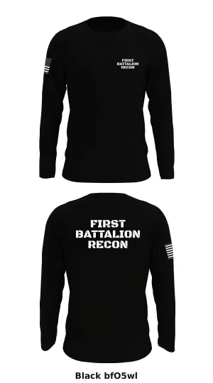 First Battalion Recon Store 1 Core Men's LS Performance Tee - bfO5wl