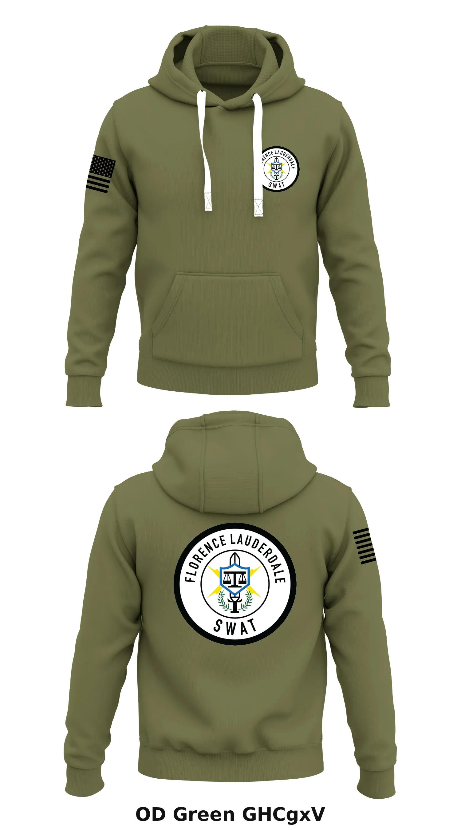 Florence lauderdale SWAT Store 1  Core Men's Hooded Performance Sweatshirt - GHCgxV