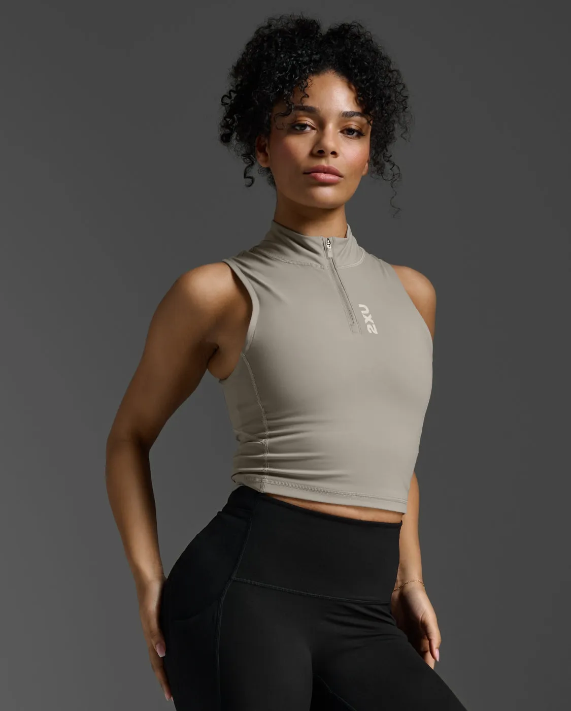 Form Soft Touch 1/2 Zip Tank