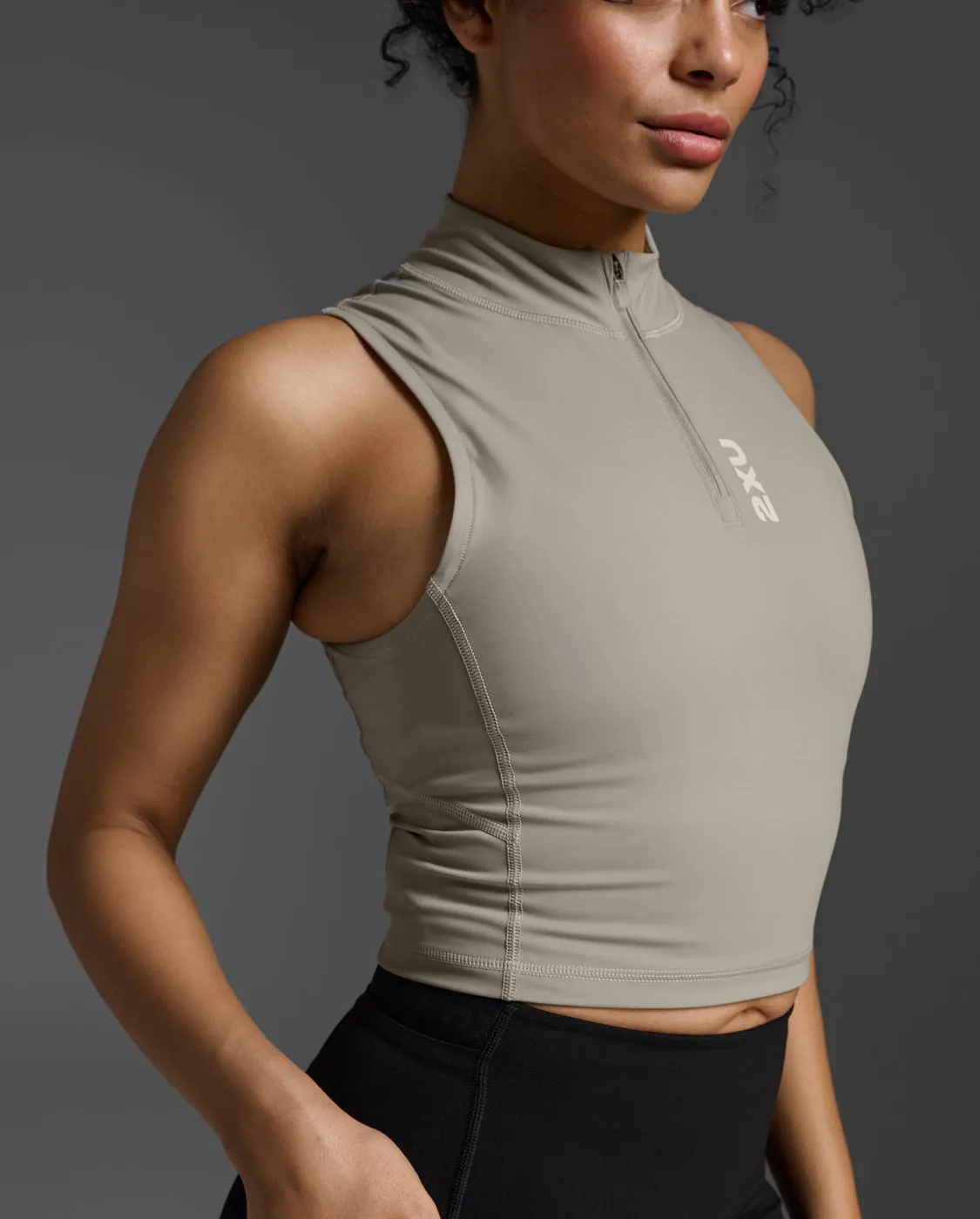 Form Soft Touch 1/2 Zip Tank