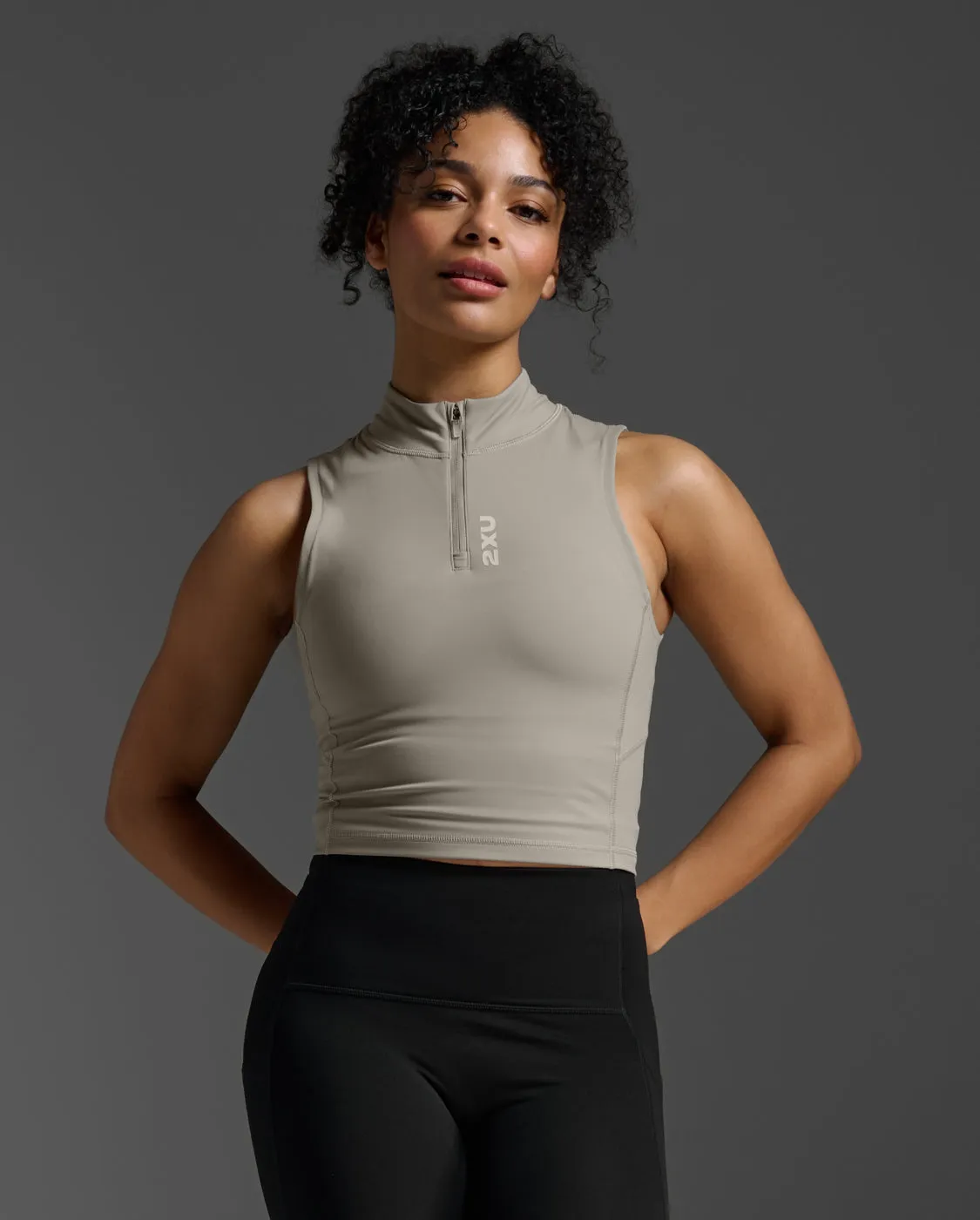 Form Soft Touch 1/2 Zip Tank