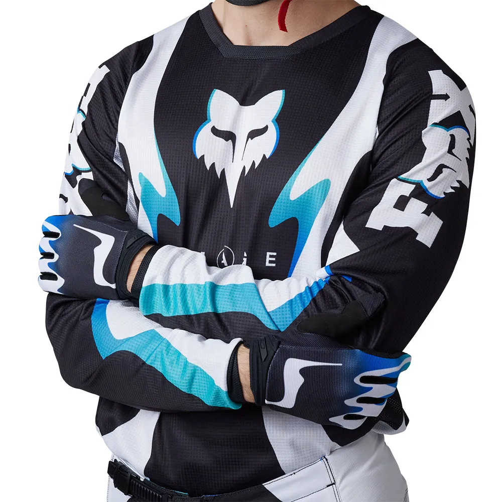 FOX 180 KOZMIK JERSEY [BLACK/WHITE]