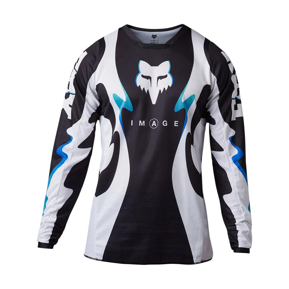 FOX 180 KOZMIK JERSEY [BLACK/WHITE]