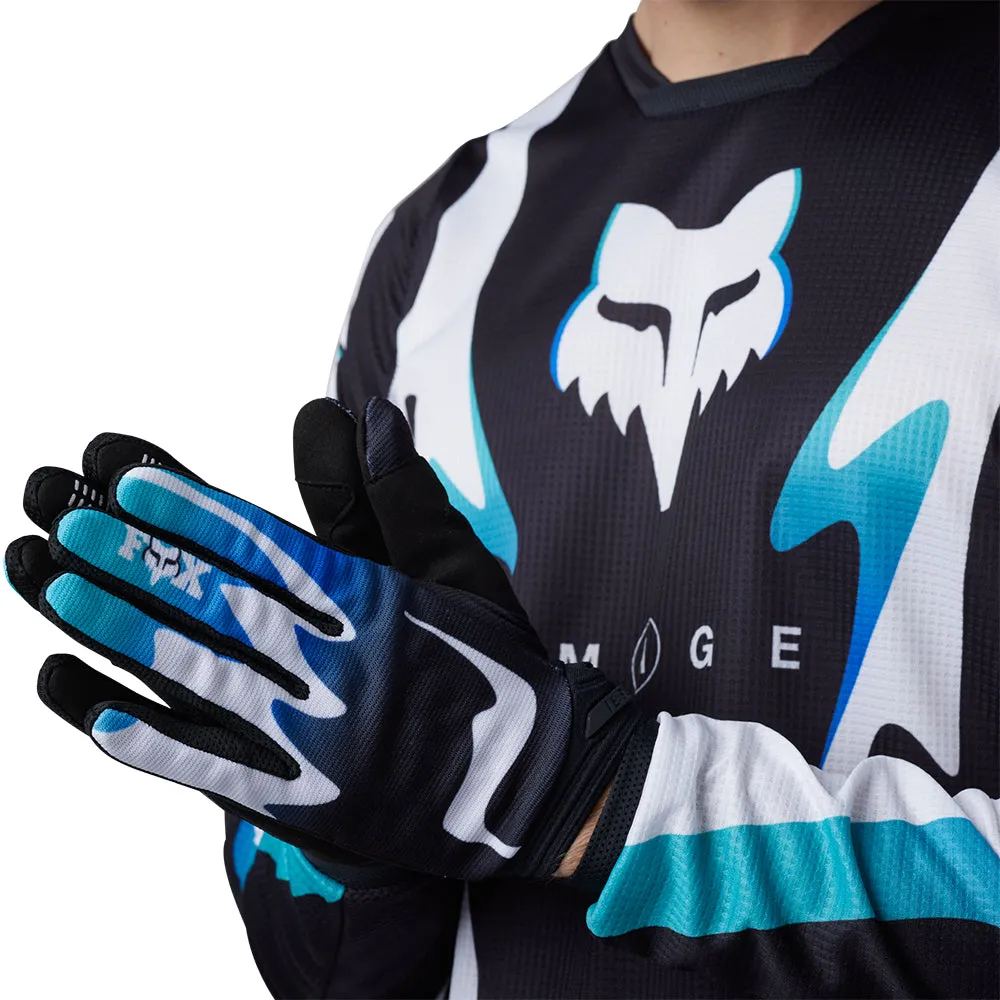 FOX 180 KOZMIK JERSEY [BLACK/WHITE]