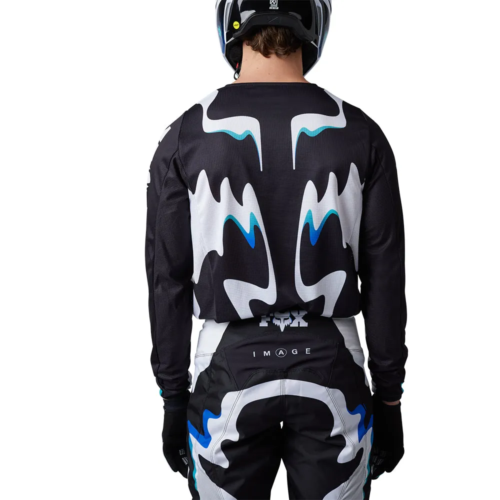 FOX 180 KOZMIK JERSEY [BLACK/WHITE]