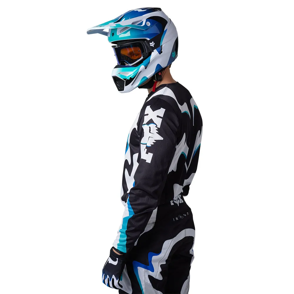 FOX 180 KOZMIK JERSEY [BLACK/WHITE]
