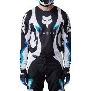 FOX 180 KOZMIK JERSEY [BLACK/WHITE]