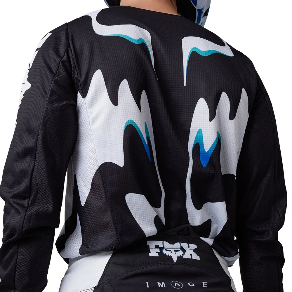 FOX 180 KOZMIK JERSEY [BLACK/WHITE]