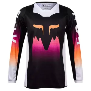 Fox - 2024 Youth Girls 180 Flora Black/Pink Jersey