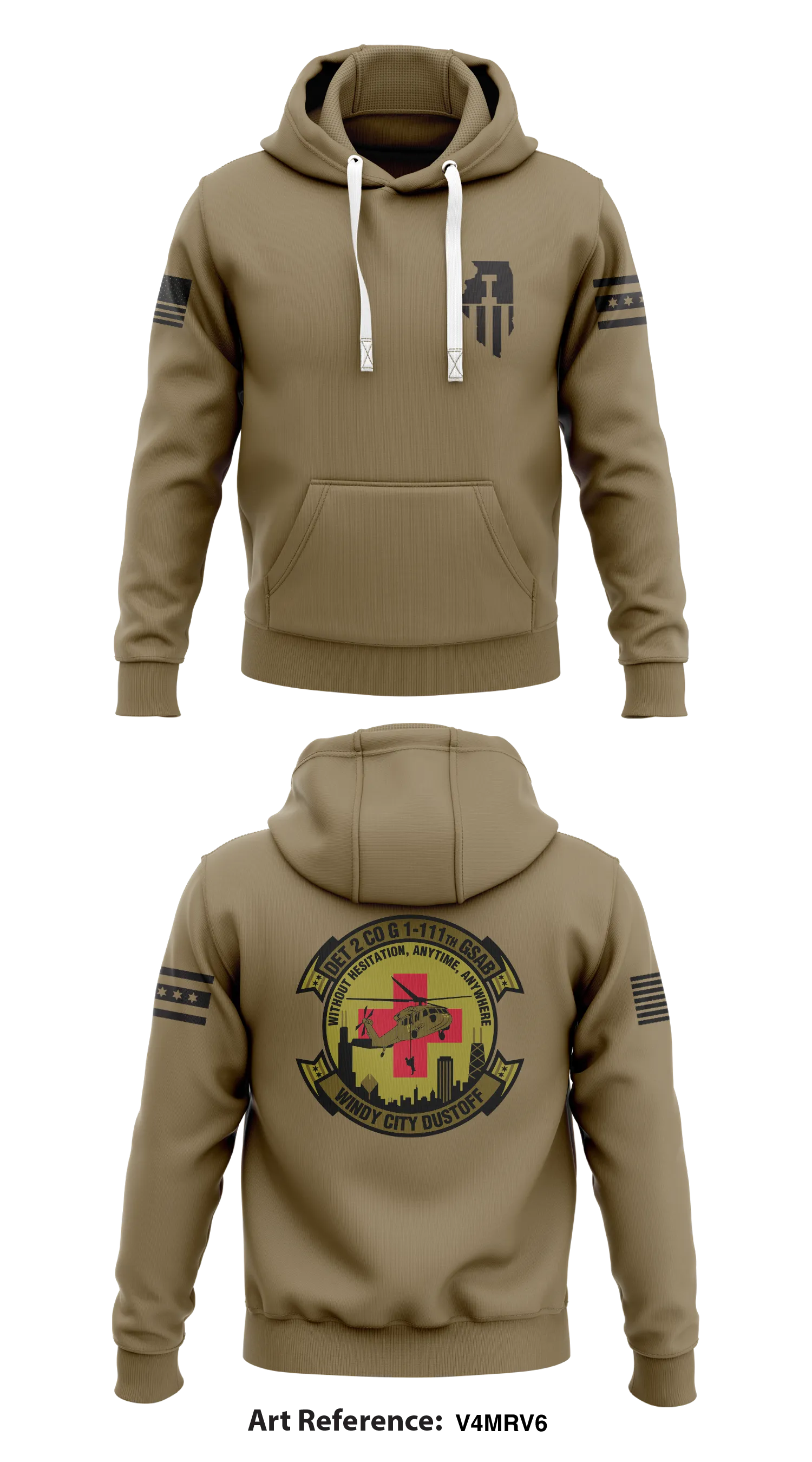 G111 Windy City Dustoff Store 1  Core Men's Hooded Performance Sweatshirt - V4mRV6
